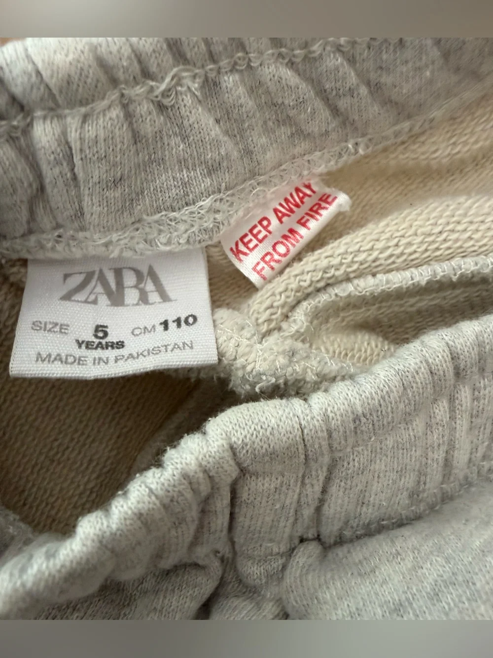 Zara Kids Jogger Set - Sage Green & Light Gray